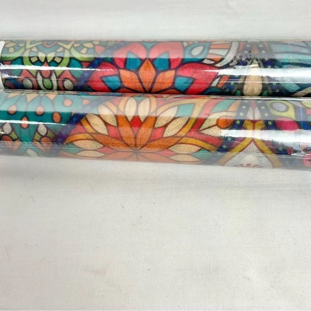 Decorative Window Film Stained Glass Static Cling 2 Rolls New Privacy